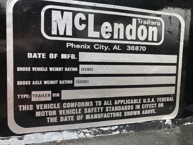 2023 MCLENDON