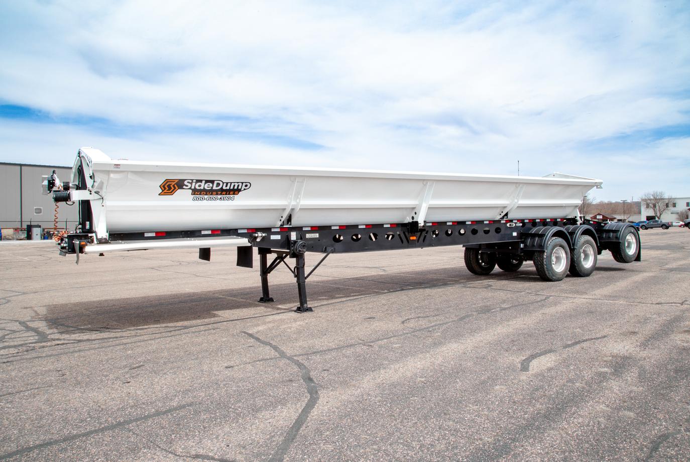 New SDI Tri-Axle Side Dump Trailer