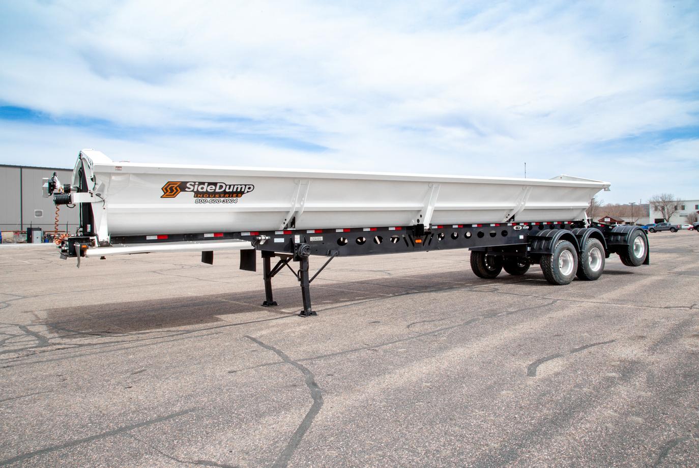 New SDI Tri-Axle Side Dump Trailer