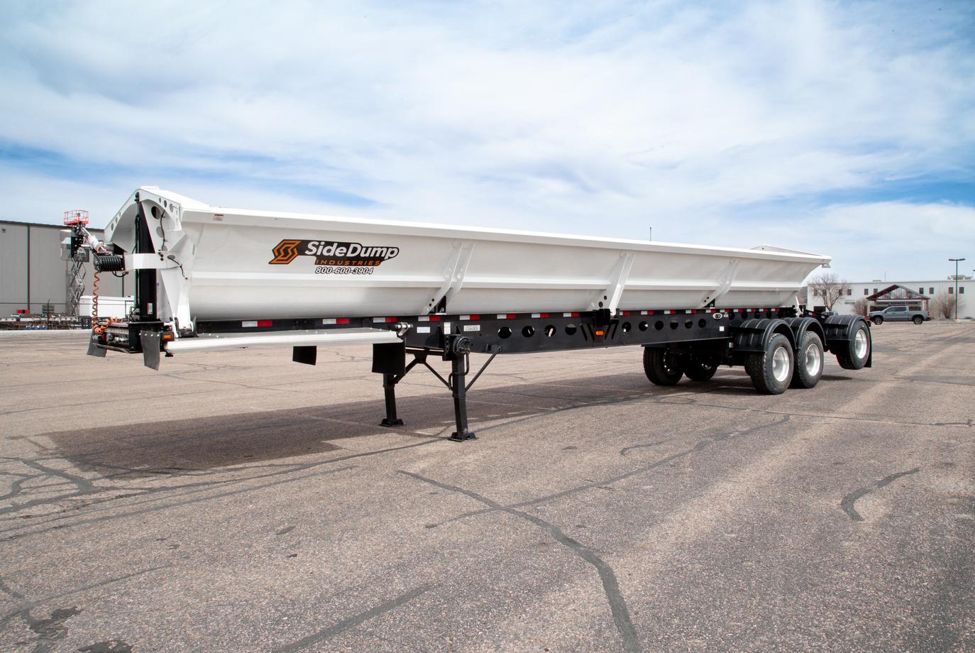 New SDI Tri-Axle Side Dump Trailer