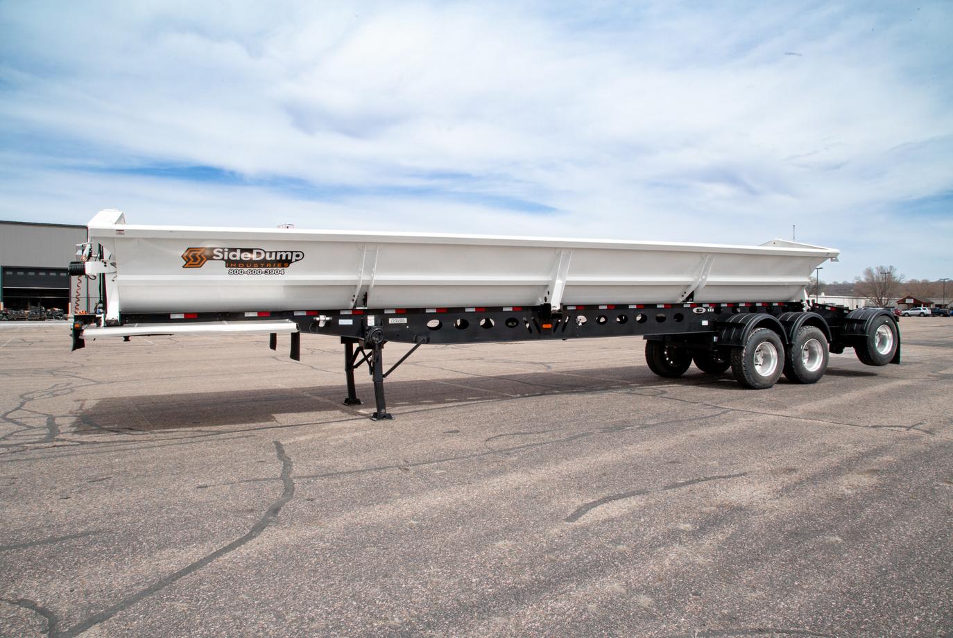 New SDI Tri-Axle Side Dump Trailer