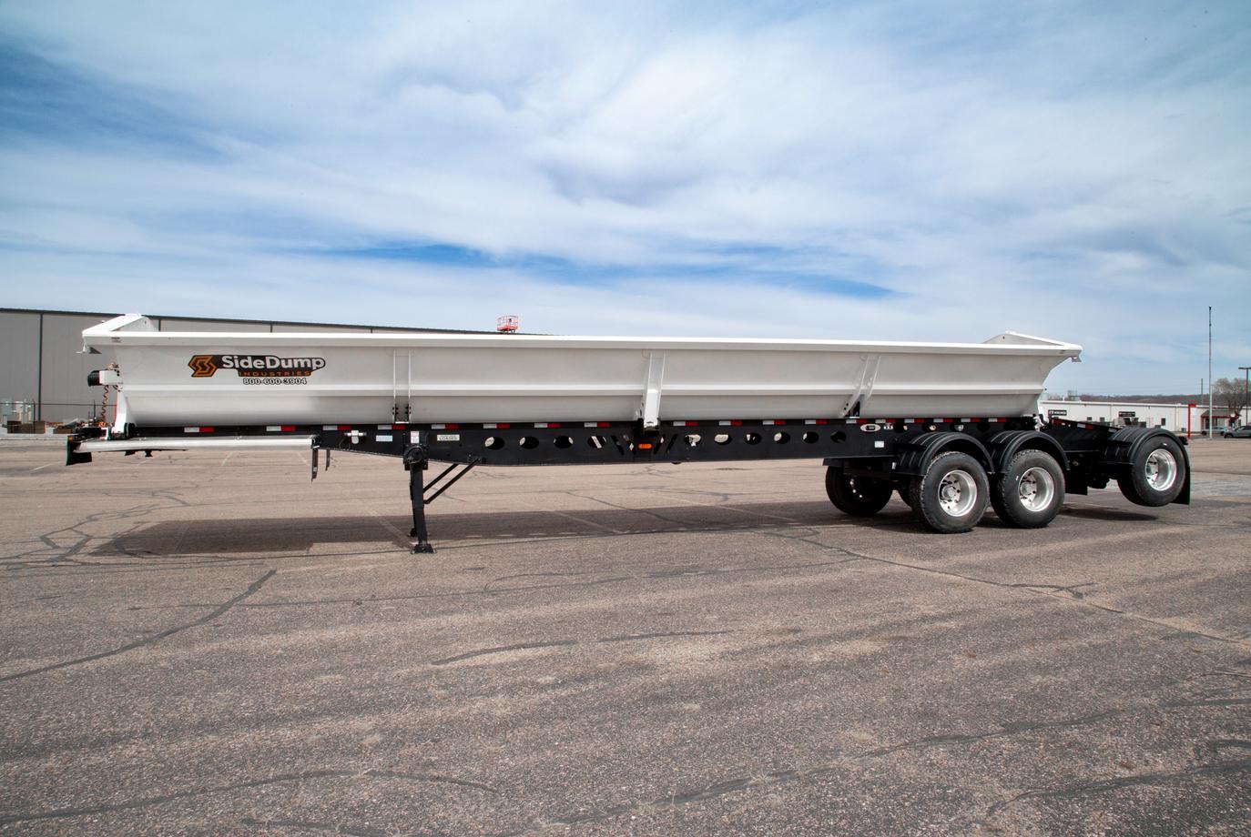 New SDI Tri-Axle Side Dump Trailer