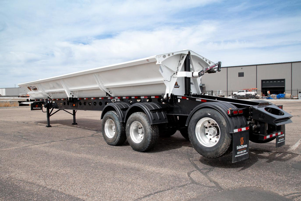 New SDI Tri-Axle Side Dump Trailer