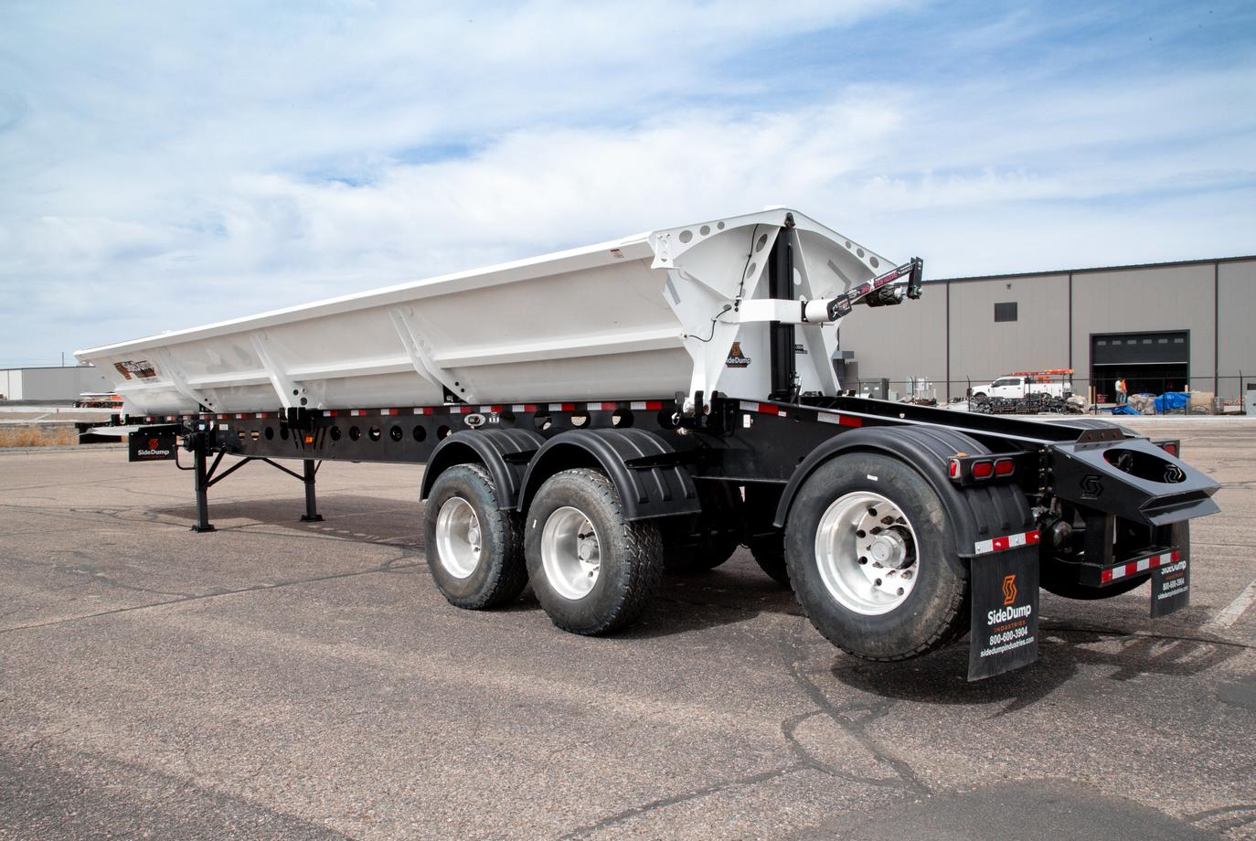New SDI Tri-Axle Side Dump Trailer