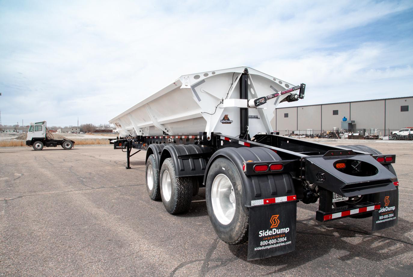 New SDI Tri-Axle Side Dump Trailer
