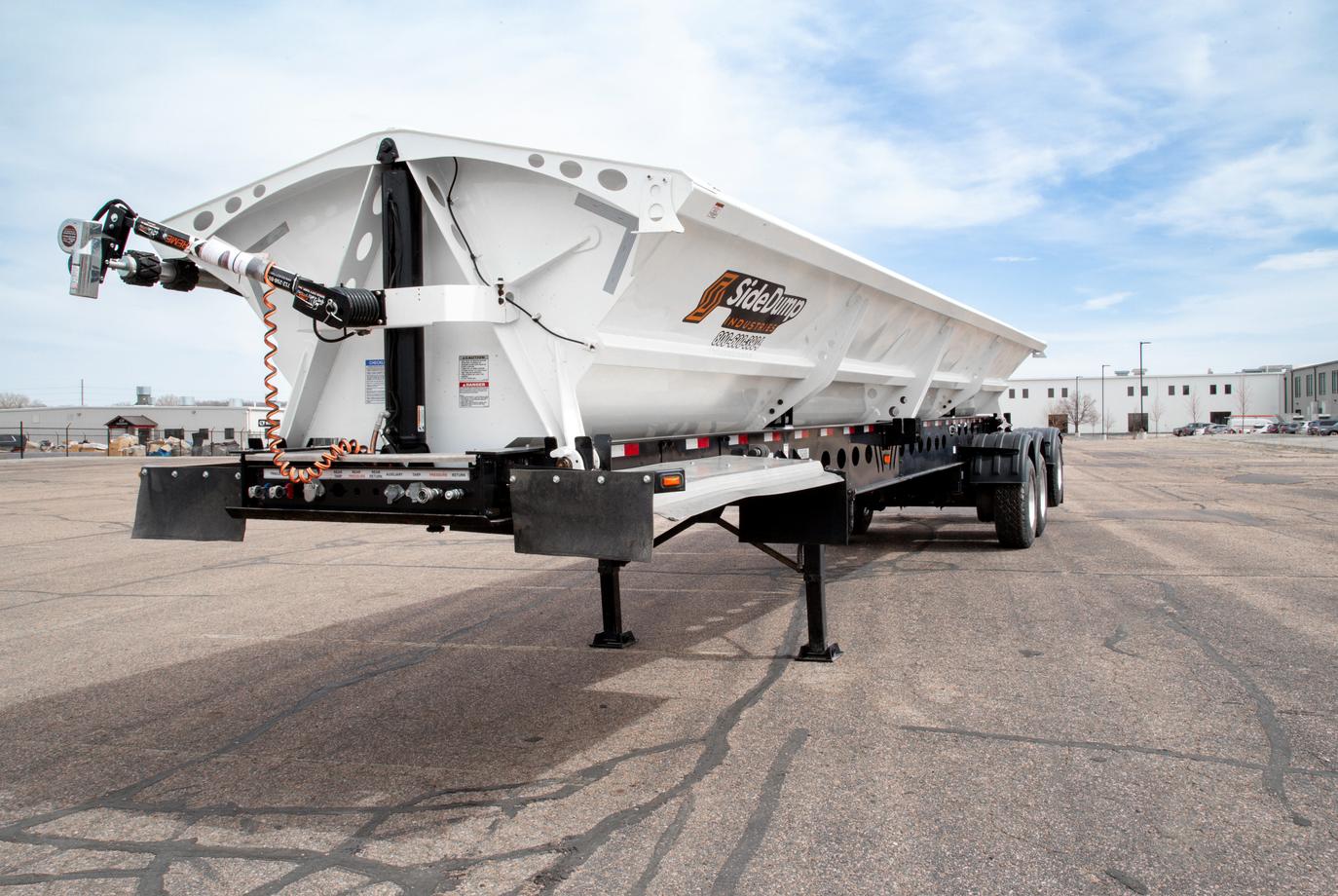 New SDI Tri-Axle Side Dump Trailer