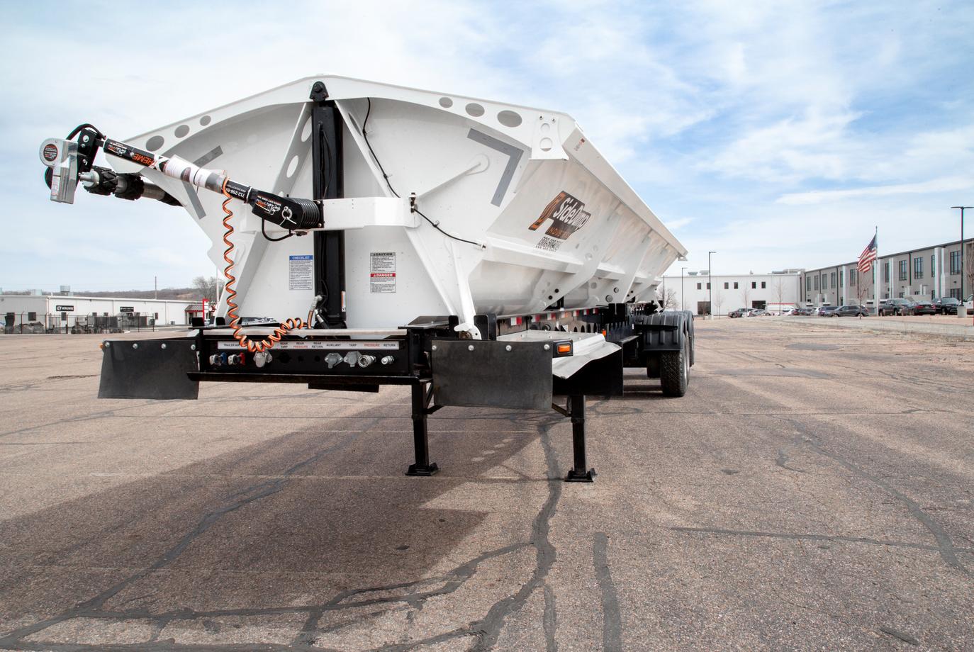 New SDI Tri-Axle Side Dump Trailer