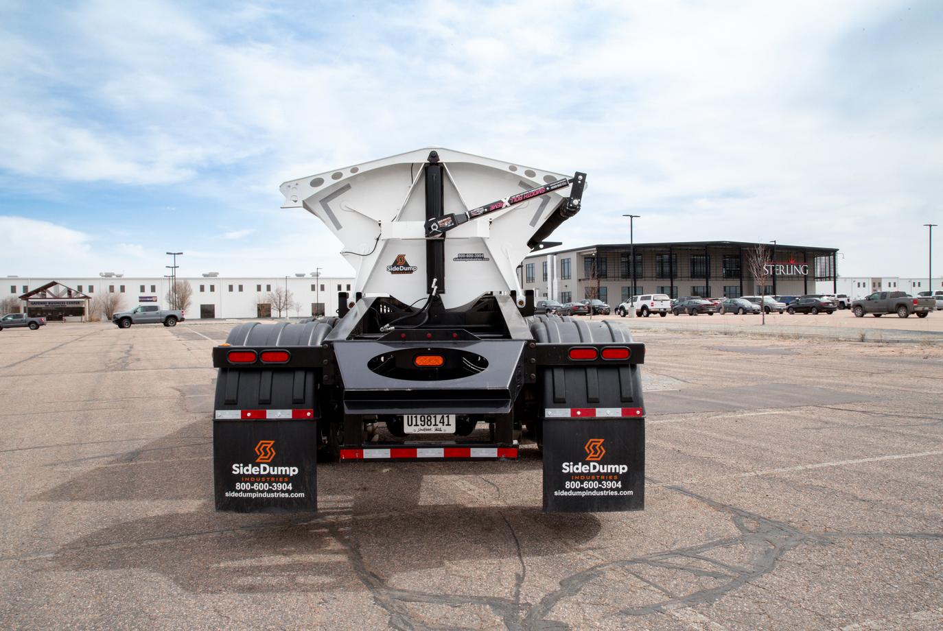 New SDI Tri-Axle Side Dump Trailer