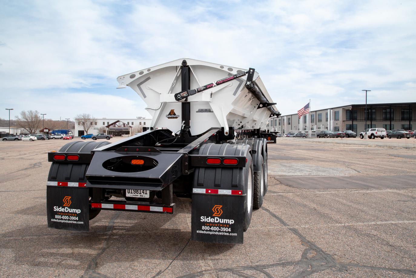 New SDI Tri-Axle Side Dump Trailer