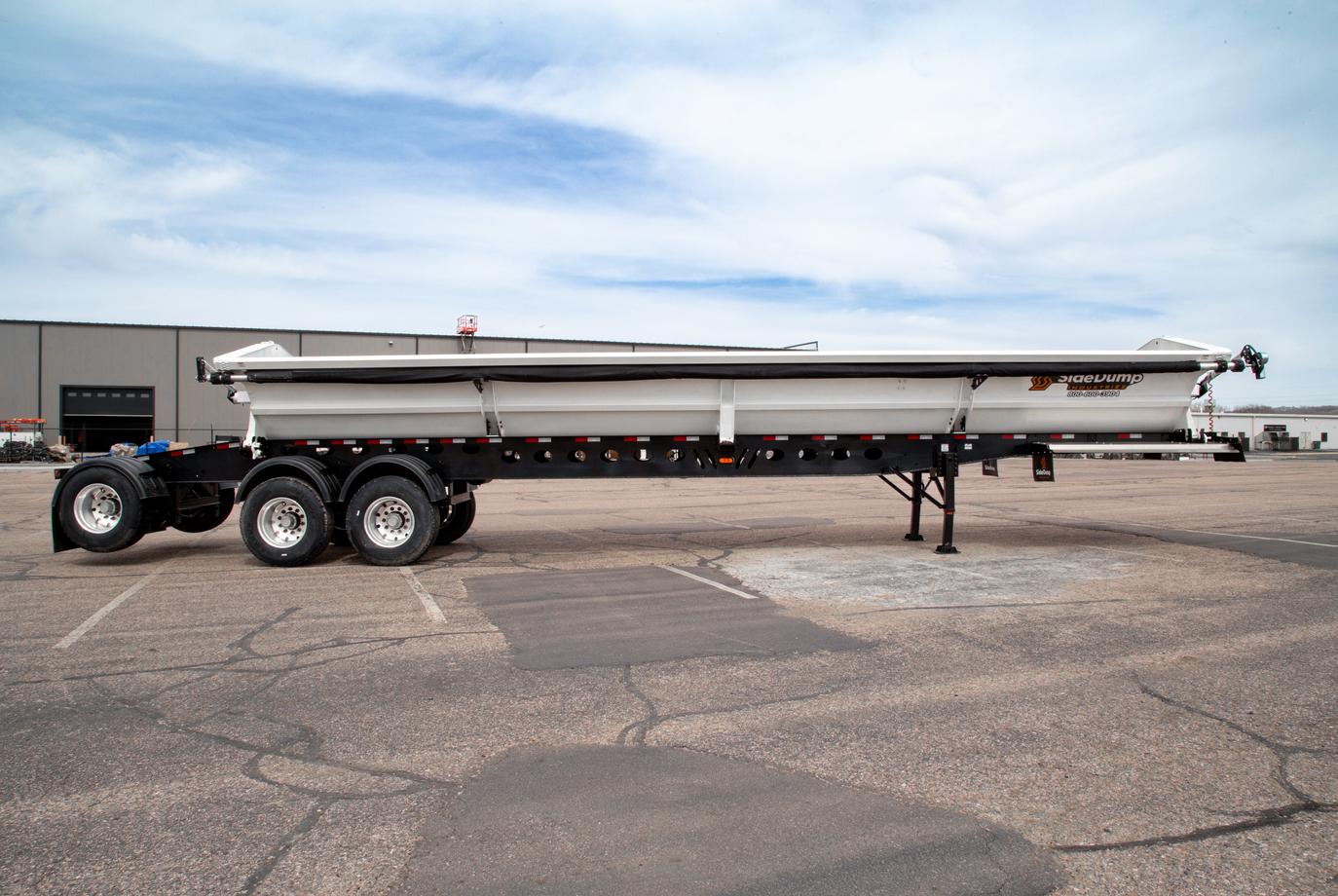 New SDI Tri-Axle Side Dump Trailer