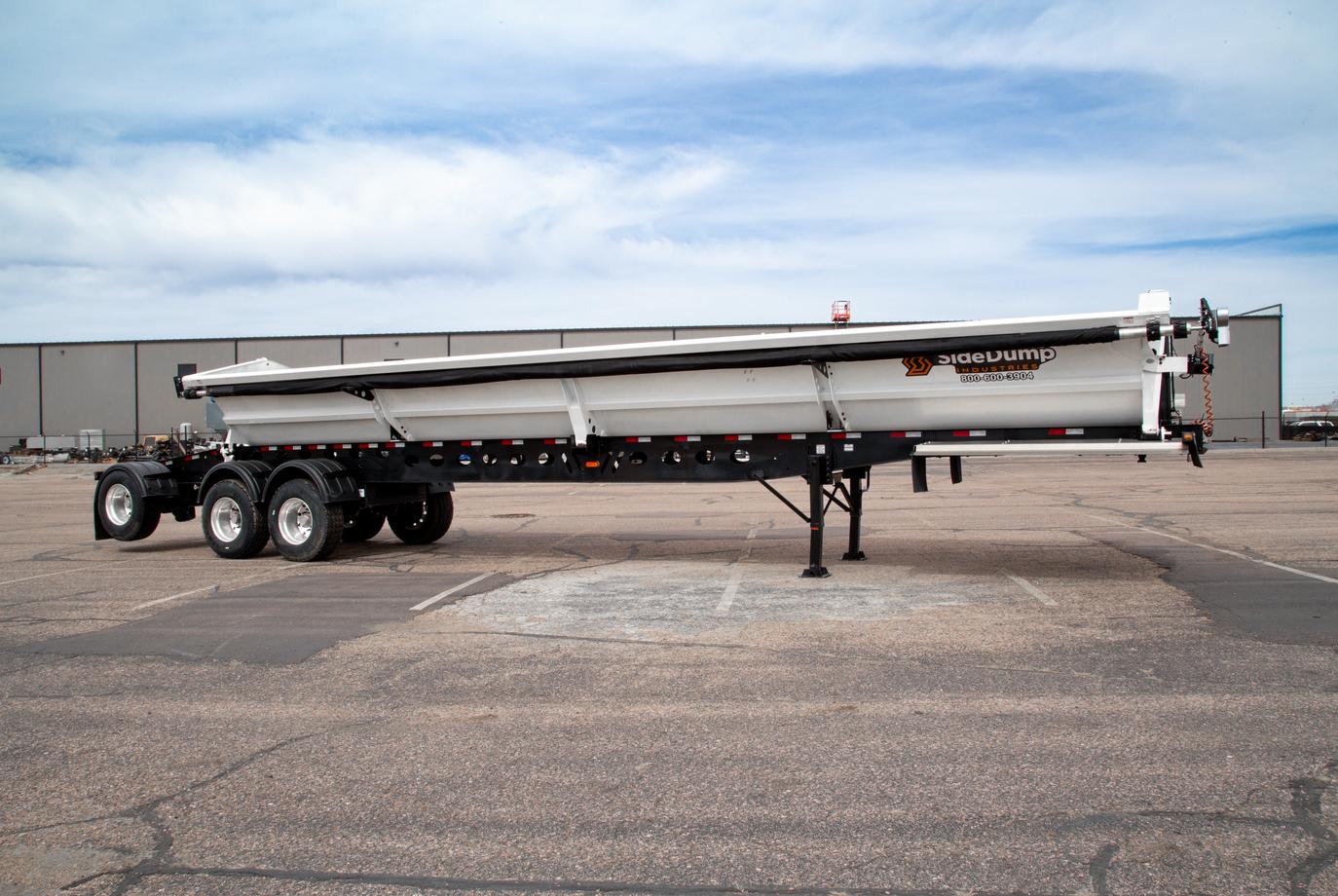 New SDI Tri-Axle Side Dump Trailer