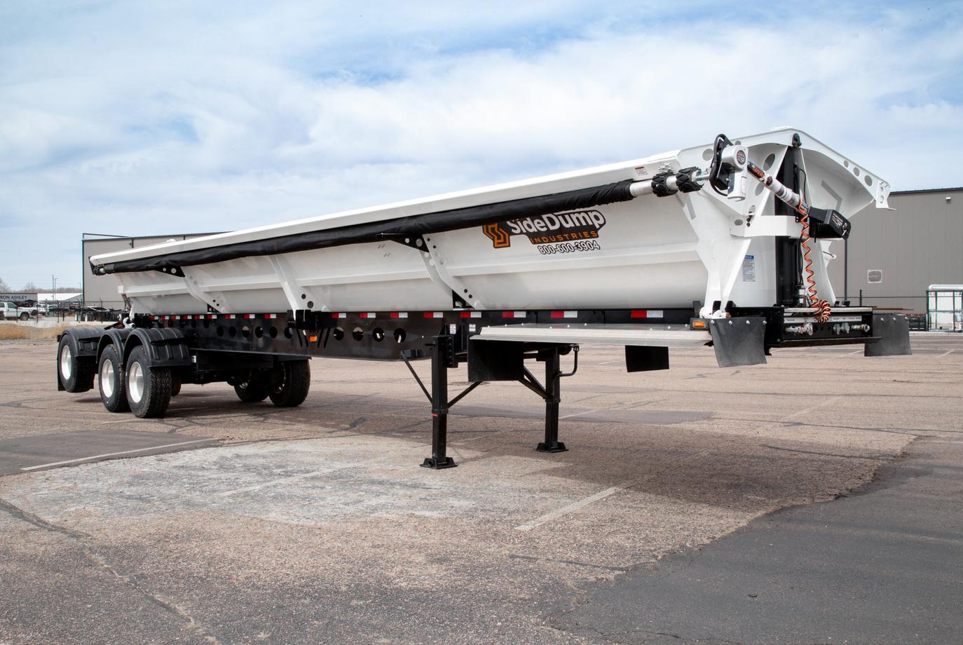 New SDI Tri-Axle Side Dump Trailer