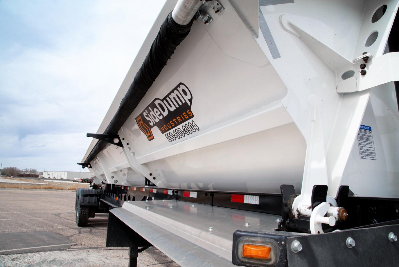 New SDI Tri-Axle Side Dump Trailer