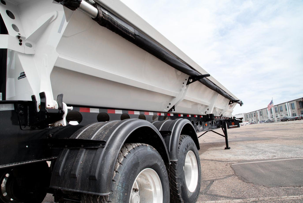 New SDI Tri-Axle Side Dump Trailer