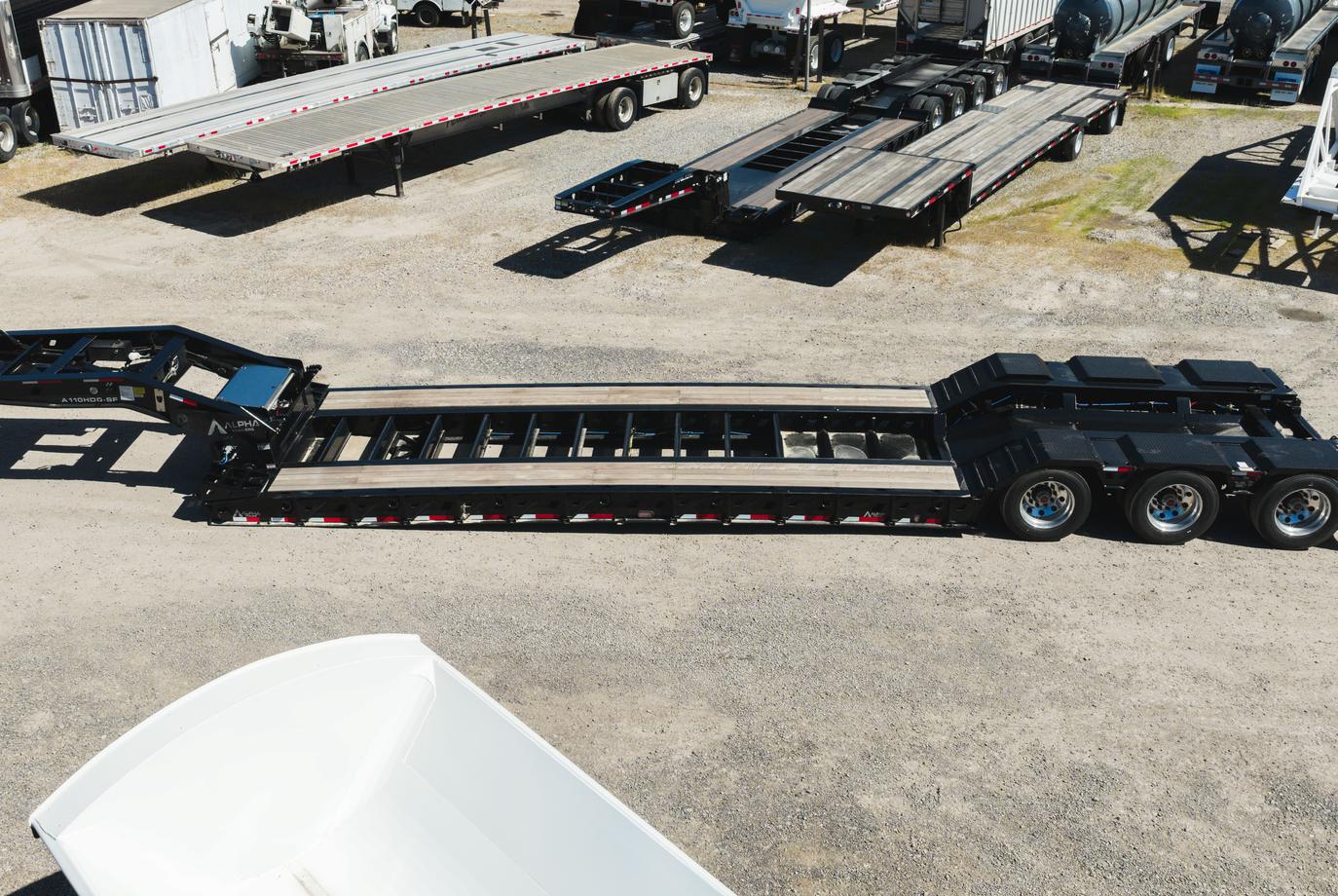10' Wide 55 Alpha Ton Lowboy Trailer