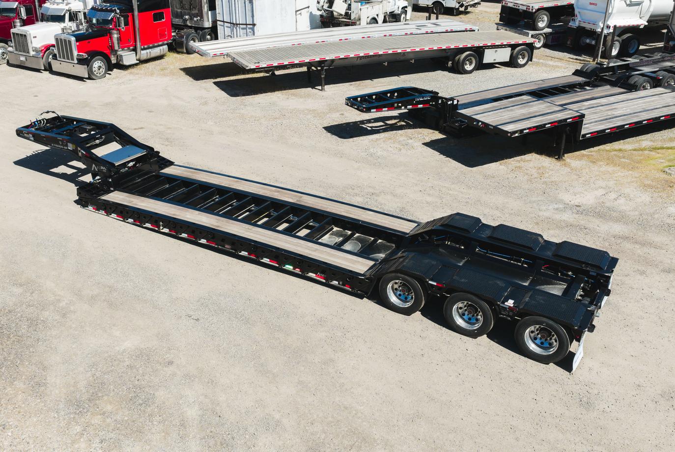 10' Wide 55 Alpha Ton Lowboy Trailer