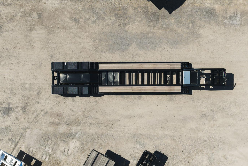 10' Wide 55 Alpha Ton Lowboy Trailer
