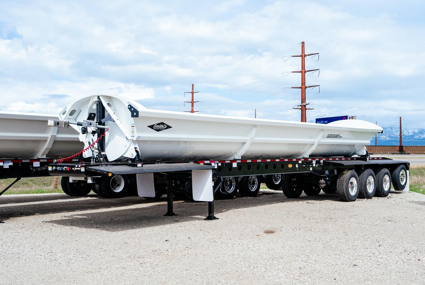 SMITHCO 4 AXLE SIDE DUMP TRAILER