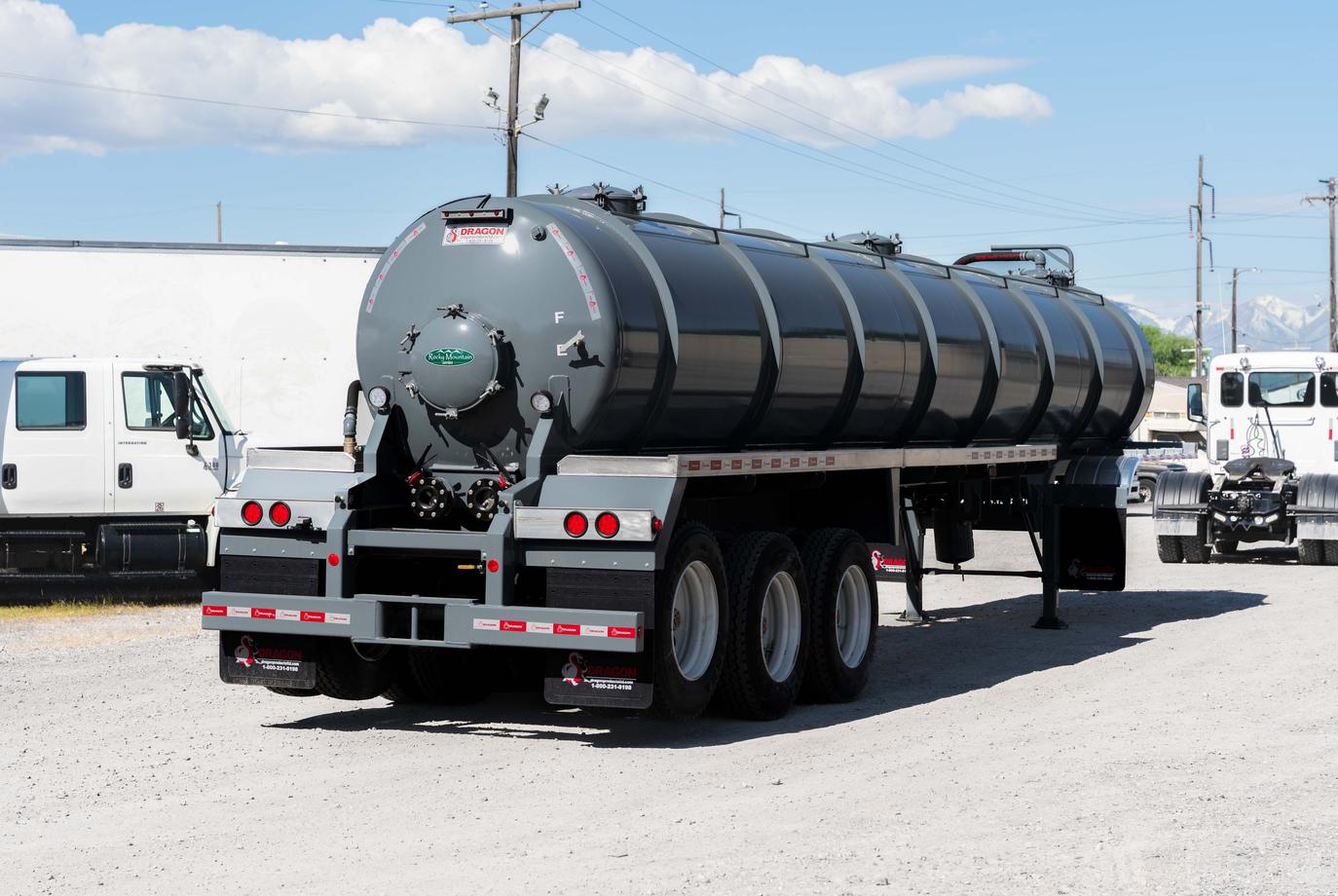 165 BBL 3 AXLE STEEL NON CODE VACUUM TRAILER