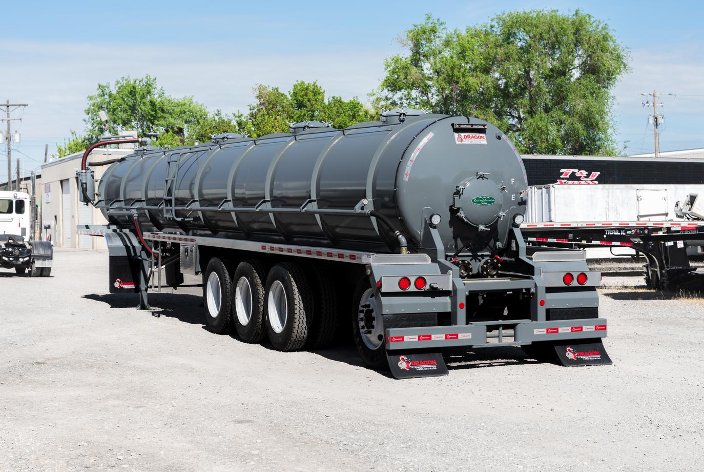 185 BBL 4 AXLE STEEL NON CODE VACUUM TRAILER