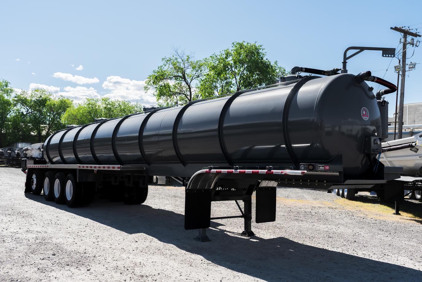 185 BBL 4 AXLE STEEL NON CODE VACUUM TRAILER