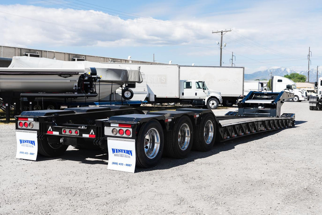 10' Wide 55 Alpha Ton Lowboy Trailer