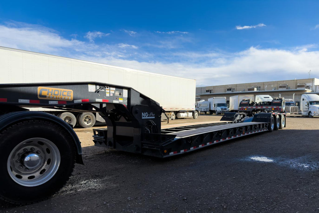 CHOICE 355NG 3-AXLE 55-TON NON-GROUND BEARING LOWBOY TRAILER