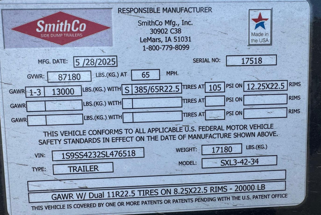 SMITHCO SXL3-4234